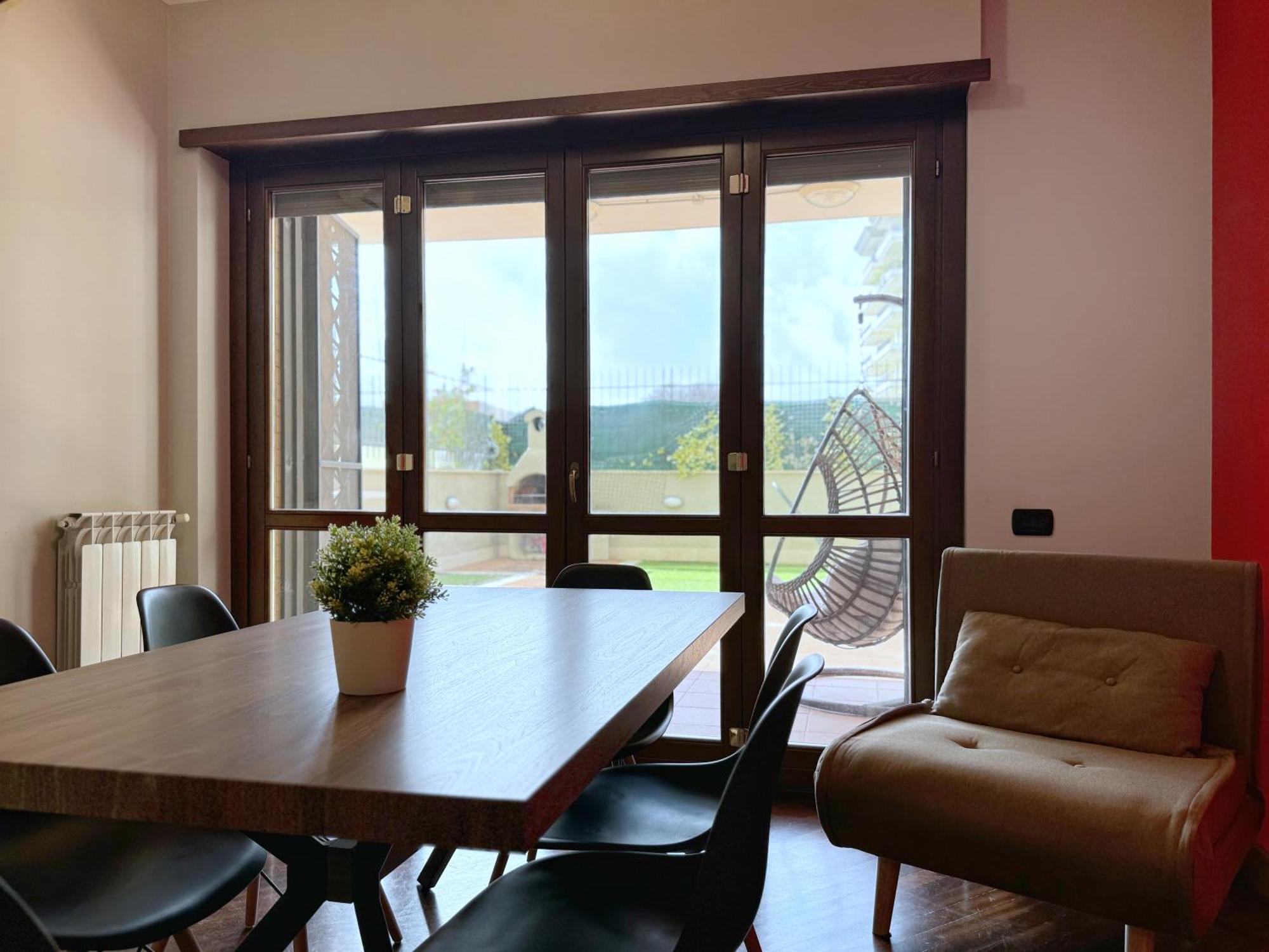 Sun Nest Apartment - Terrace & Garage Fiumicino Luaran gambar